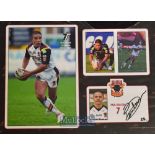 Paul Deacon Bradford Bulls (1998-2008) signed rugby league display – official Bradford Bulls