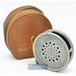 Hardy Bros Alnwick “The Perfect” Dup MK.II 3 3/8” alloy trout fly reel - smooth brass foot “slight