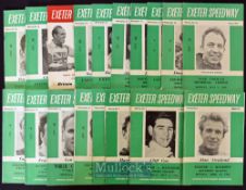 Collection of Exeter Falcons Speedway programmes from 1963 (18 ) - Provincial League^ Southern