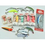 Selection of Canadian Wiggler Lures some including CW20^ CW21^ CW27^ CWJ44^ CW42^ plus S30^ S9^