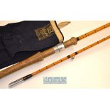 Good Hardy The No.2 L.R.H. Palakona spinning rod – 9ft 6in 2pc with fully lined agate guides – 25”