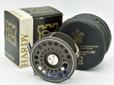 Fine Hardy Bros England The Prince 7/8 alloy trout fly reel 3 ¼” with U line guide^ wide drum^