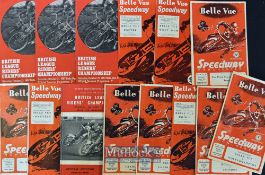 1968 Belle Vue Manchester Speedway 40th Anniversary programmes (26) to include International Test