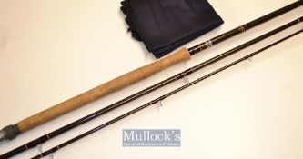 Fine Temples^ Whitley Bay Carbon Salmon Fly Rod: 15ft 3pc line 10-12# - with fuji style lined butt