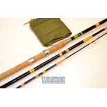 Good Allcocks Gloria Spanish Reed with spliced whole cane and split cane top match rod -13ft 3pc