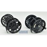 2x Modern Fly Reels - Redington AS 7/8 alloy fly reel 3 ¼” diameter with counter balance^ in