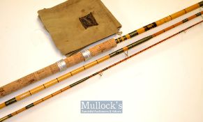 Fine James Aspindale & Son Redditch Dalesman Series “The Foredale No.1” whole and split cane match