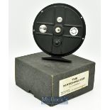 Grice & Young The Matchmaker centrepin trotting reel 4 1/4” in black with ventilated drum^ on/off