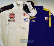 Jenson Button Formula One Honda Official Racing Team signed shirt^ cap etce (3) – official team