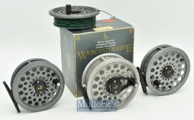 Fine Selection of J.W Young & Sons Redditch ‘The Worcestershire Fly’ model geared fly reels 2626^