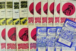 Collection of Speedway Programmes from the 1960s and early 1970s mostly duplicates (42) – 5x
