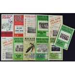 Collection of Long Eaton Speedway programmes from 1963-1974 (26) – to incl 2x 1963 first season in