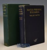 2x Early Billiard Books -Sidney H Fry “Billiards For Amateurs” 1st ed 1922 in the original green