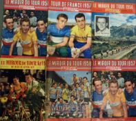 Collection of Tour De France and Other Cycling Tour French Magazines from 1952/59 (15) – all Le