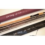 Fine J .W Young 13ft Trotter Travel Rod – 5pc carbon – fitted with Rovex carbon screw upward locking