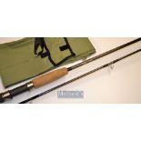 Good Orvis Graphite Salmon spinning rod – 10ft 2pc – agate lined tip guide – fuji style screw