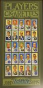 John Player & Sons Cricket Cigarette Cards c1930s - a half set of 25 comprising 9x England Test