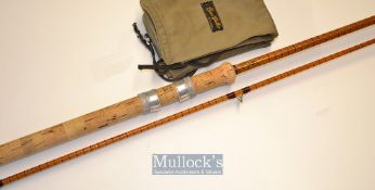 B James and Son England Richard Walker Mk.1V Avon split cane rod:-10’2” 2pc with Agate lined butt