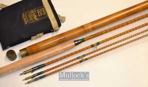 Fine Hardy Bros Alnwick The Houghton palakona fly rod fully refurbished by Hardy’s for the present