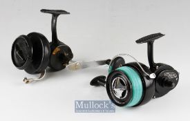 2x fixed spool reels including a K P Morritt’s Intrepid Surfcast together with LH – RU reel (2)
