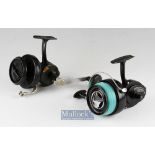 2x fixed spool reels including a K P Morritt’s Intrepid Surfcast together with LH – RU reel (2)