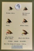 Flies From Scrope – Days and Nights of Salmon Fishing, Fly Display depicts examples of Kinmont