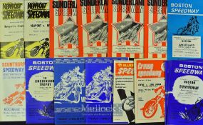 Collection of mainly central^ north of England and South Wales Speedway Programmes from the early