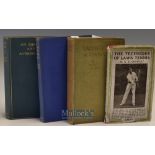 Interesting collection of early tennis biographies and instruction books by leading tennis players