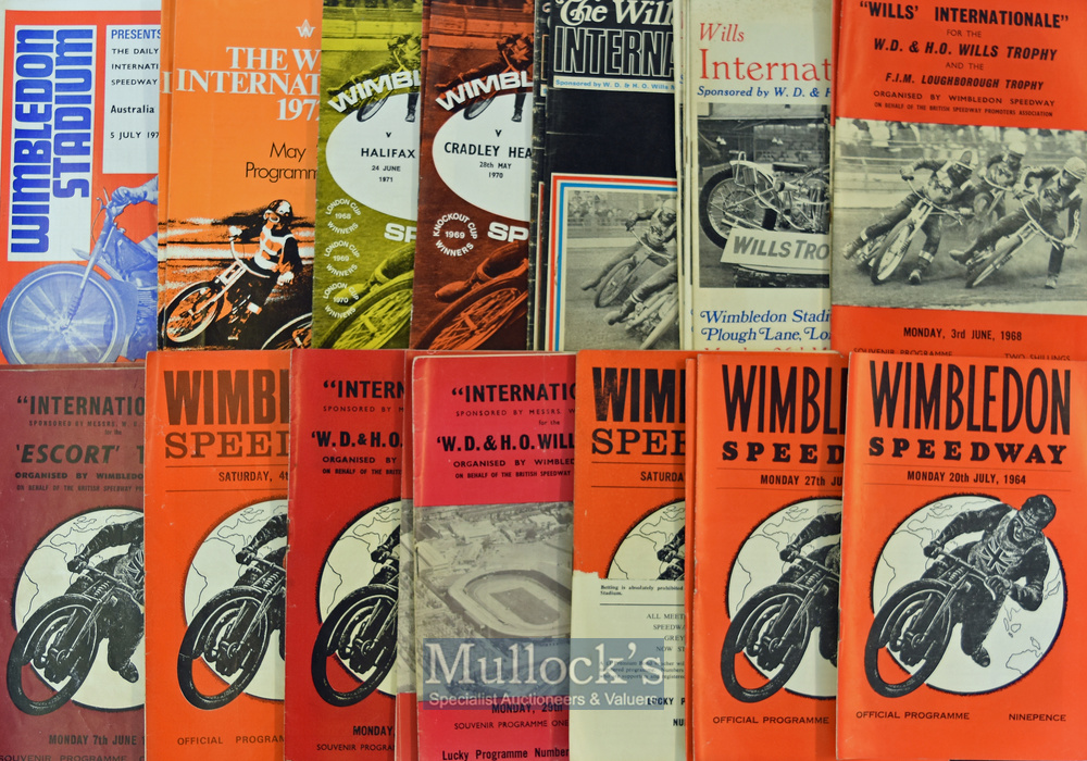 Collection of Wimbledon Speedway Programmes from 1959 to 1973 (70) – 4x ‘59 including The World - Image 4 of 4