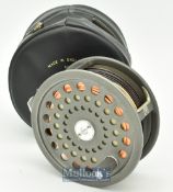 House of Hardy England JHL Salmon No.606 alloy fly reel with 3x spare spools (4) - 4” dia – all with