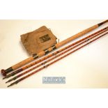 Early Hardy Bros Alnwick “Hi-Regan” giant palakona salmon fly rod ser. no. A12310 – 16ft 3pc with