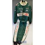 Eddie Irvine - Jaguar Formula One OMP Racing Suit c.2000- 2002 - Irvine^ a multiple Grand Prix