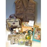 Interesting selection of Fishing Accessories to include Veniard fly-tying outfit containing colour
