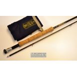 Fine Hardy “Hardy Graphite” trout fly rod-10ft 2pc line 9-10# - lightly soiled trumpet style cork