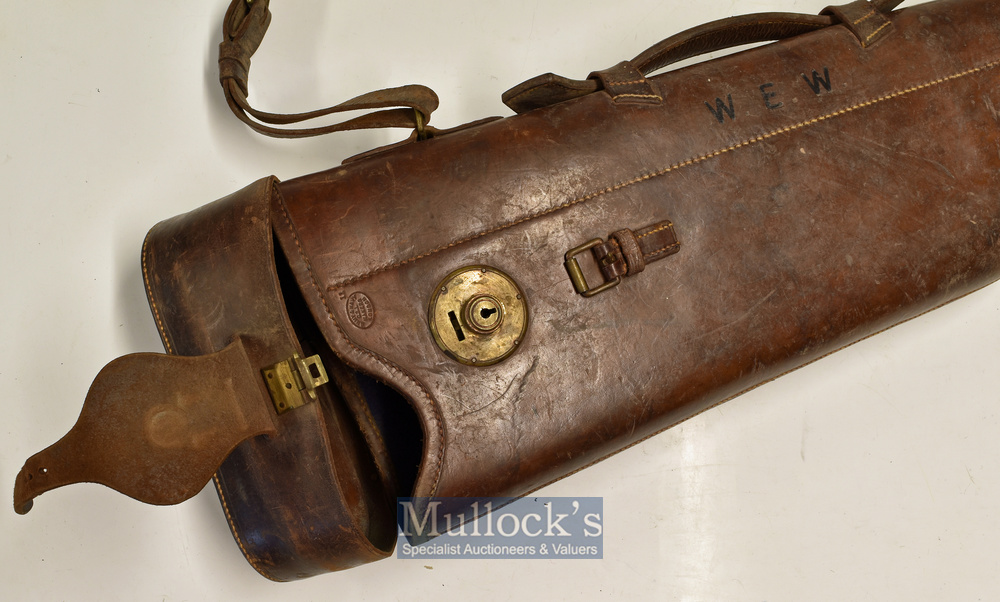 Gun Case – Quality Army and Navy CSL London 12g leather leg-o-mutton gun case – for 31/32” barrels - Image 2 of 3