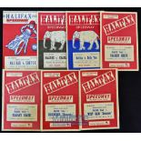 Collection of Halifax Speedway programmes from 1965 -1975 (26) mostly League with some Cup and