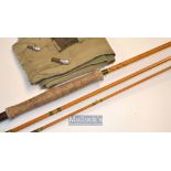 Hardy Bros The Taupo palakona fly rod – 10ft 3pc Rainbow/Sea Trout rod ser. no H29622 – line7# -