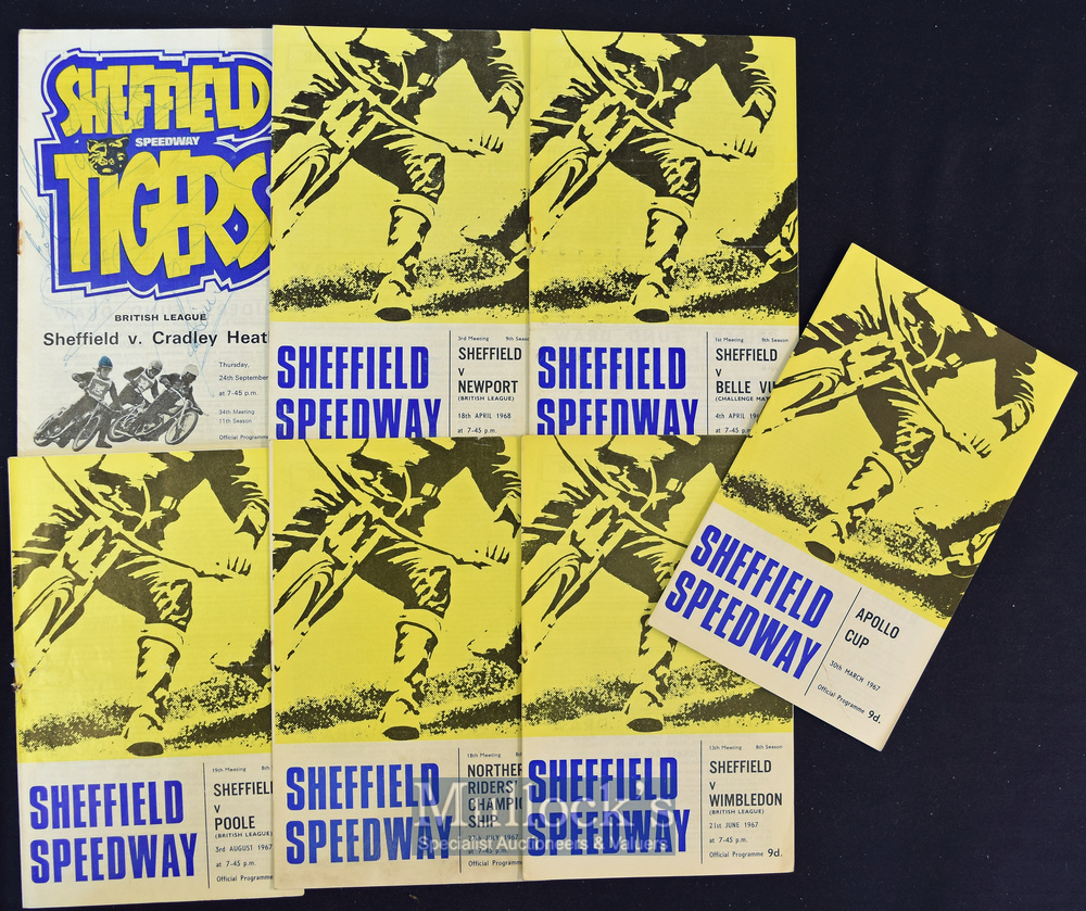 Collection of Sheffield Speedway Programmes 1962 to 1976 (19) – 2x ’62 incl World Championship Rnd - Image 2 of 2