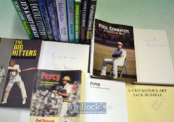14 x signed cricket books from the 1980s – a good cross section incl Autobiographies’ etce to