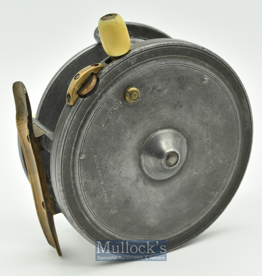 Ogden Smith’s London by Dingley ‘The Nova’ 4 1/2” alloy casting reel with quarter rim cut out^ - Image 2 of 3