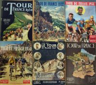 8x early post war Miroir Sprint “Le Tour De France” Cycling French Magazines from 1947-1954 – a near