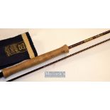 Good Hardy The Graphite De Luxe fly rod – 9ft 6in 2pc line 6/7#`- fuji style lined butt guide –