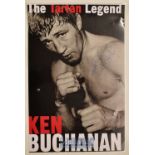 Ken Buchanan Boxing World Lightweight Champion signed cover – large great publicity image titled The