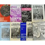 Collection of various Speedway^ Moto-cross^ programmes^ magazines and handbooks from the 1960s/1970s