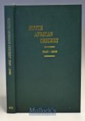 South Africa Cricket History Book Vol IV by Brian Bassano signed - “South African Cricket 1947 -