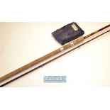 Good Bruce and Walker Hand Built Mk IV G Compound Taper glass fibre rod – 10ft 2pc with Agate
