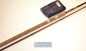 Good Bruce and Walker Hand Built Mk IV G Compound Taper glass fibre rod – 10ft 2pc with Agate