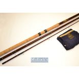 Fine Hardy “Match” Fibalite coarse rod – 13ft 3pc with amber Agate lined butt and tip guides - 27.5”