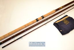 Fine Hardy “Match” Fibalite coarse rod – 13ft 3pc with amber Agate lined butt and tip guides - 27.5”