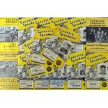 Collection of Coventry Speedway programmes from 1958- 1965 (17) – mostly National League^ World